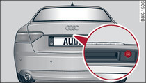 Boot lid: Location of reversing camera